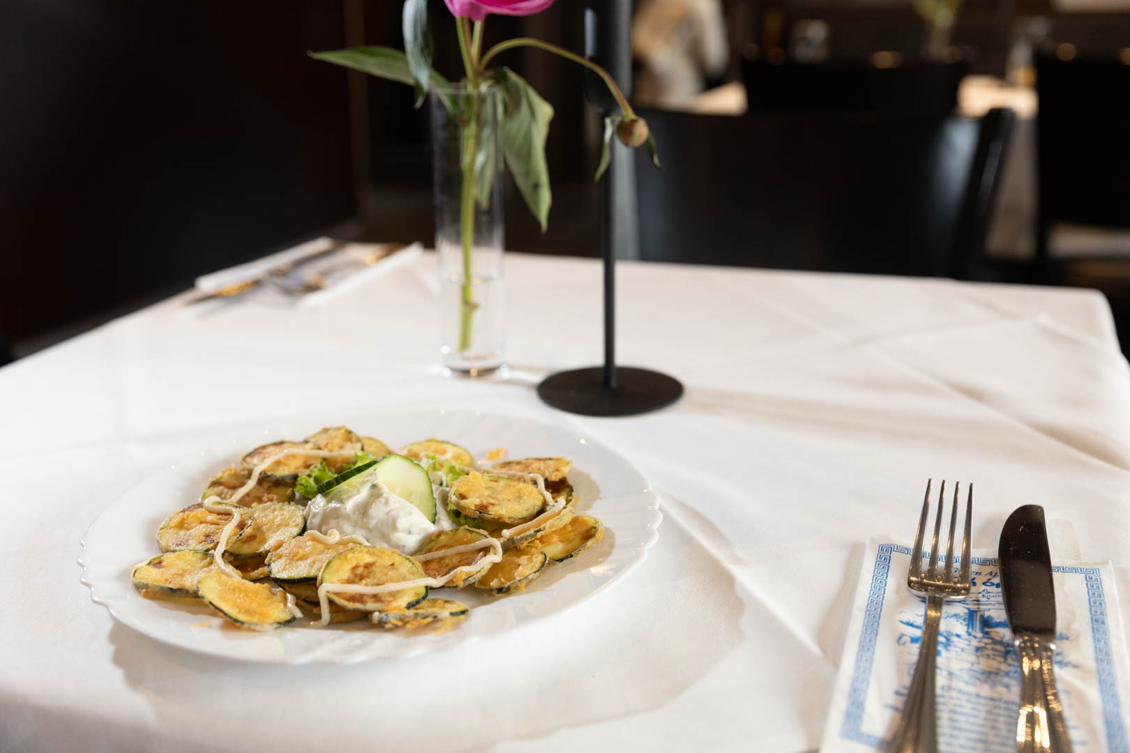 Zucchini Teller im Restaurant Delphi in Villingen-Schwenningen
