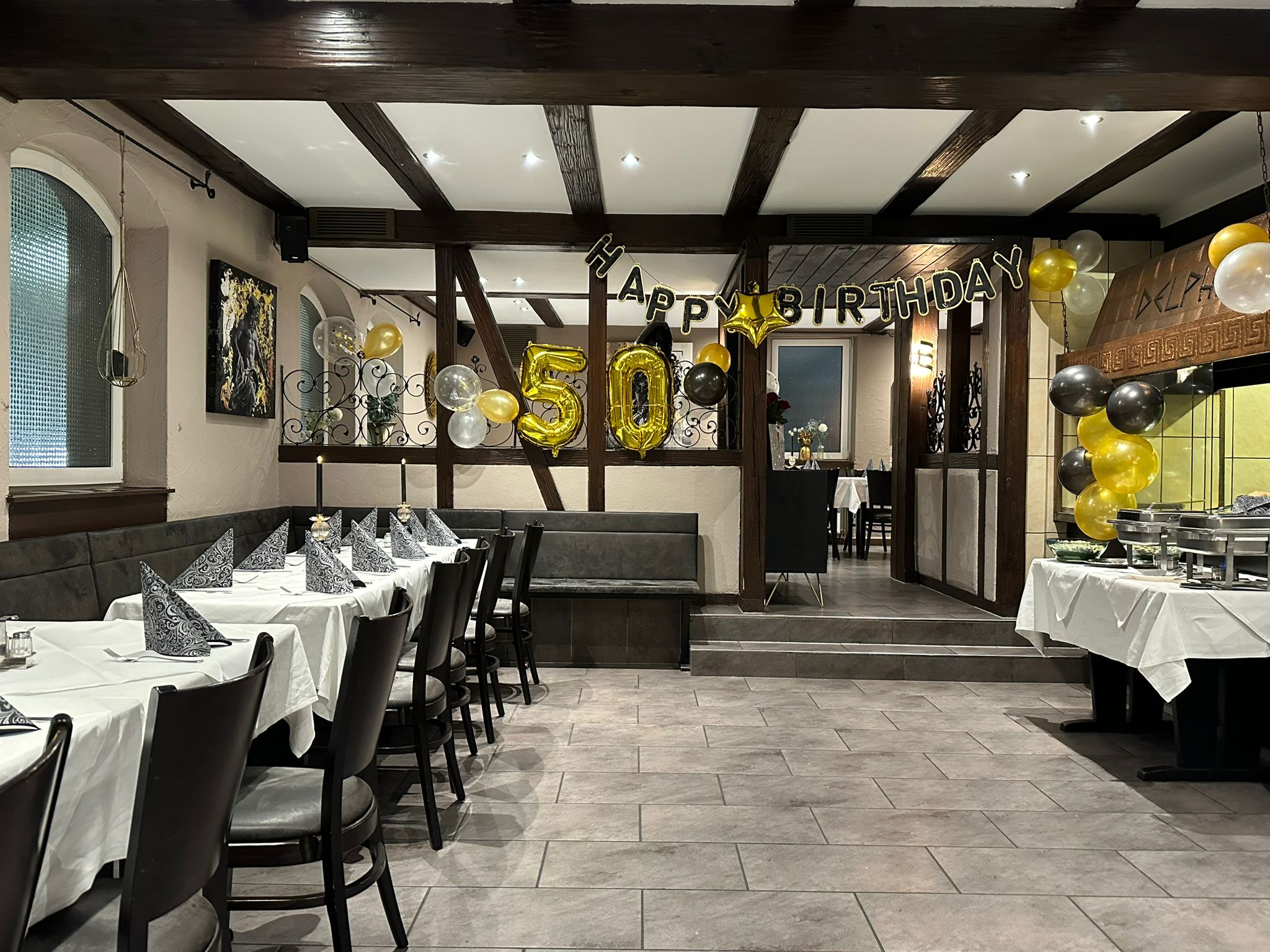 Gastraum im Restaurant Delphi in Villingen-Schwenningen